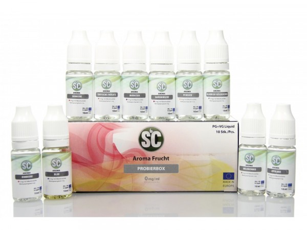 Liquid Probierbox Früchte 10x10 ml